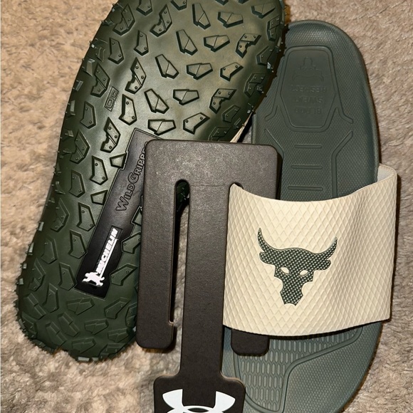 New men’s project rock UA under armour michelin wild grippers slide size - Picture 4 of 7